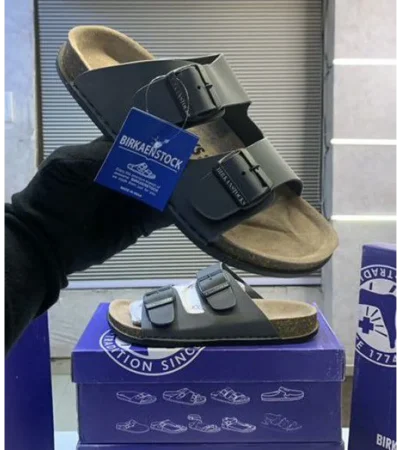 Trendy Birkenstock Slides Grey For Men (FF593)