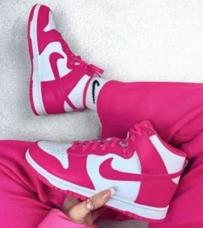 Trendy Nike Sb Dunk High Pink Shoes For Women (FF748)