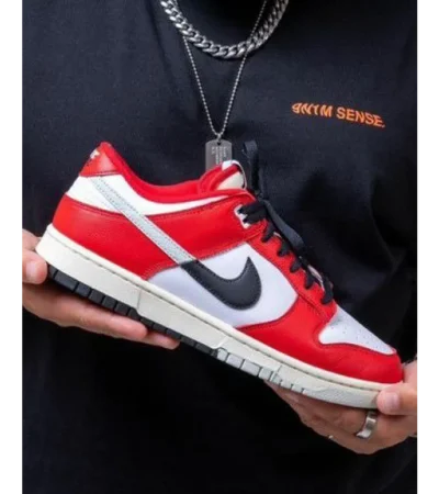 Trendy Nike Sb Dunk Low Chicago Split Red Shoes For Men (FF598)