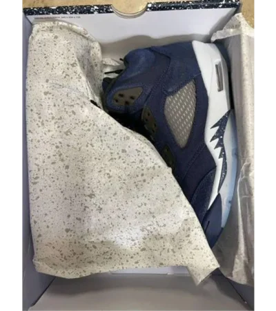 Trendy Air Jordan 5 Midnight Navy Shoes For Men (FF602) - Image 2