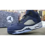Trendy Air Jordan 5 Midnight Navy Shoes For Men (FF602)