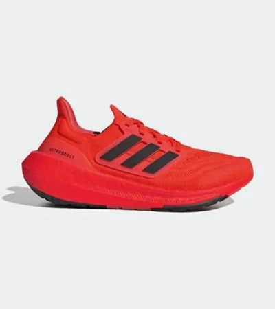 Trendy Adidas Ultraboost Light Red Black Shoes For Men (FF607)