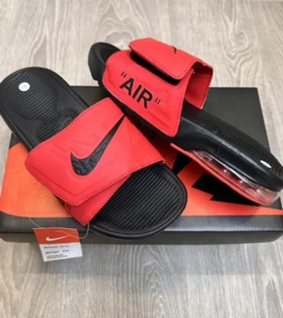 Trendy Nike Airmax Camden Adjust Trendy Red Flip-Flop For Men (ETS90)