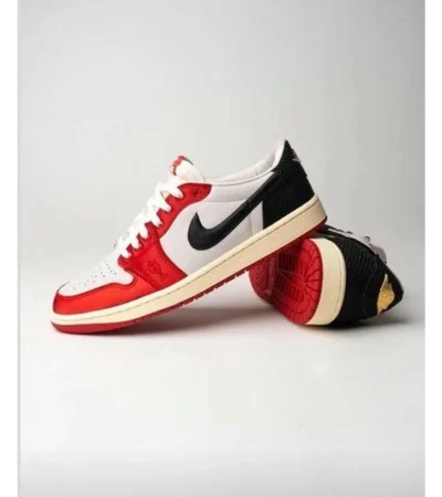 Trendy Nike Air Jordan 1 Low x Trophy Room Sail Shoes For Men (ETS124)