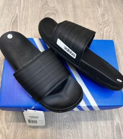 Trendy Adidas Adilette Comfort Black Flip-Flop For Men (ETS129)