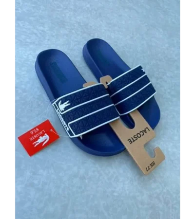 Trendy Lacoste Frasier Blue Slide For Men (ETS130)