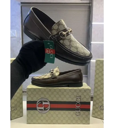 Trendy Gucci Loafers 86 Brown For Men (FF612)