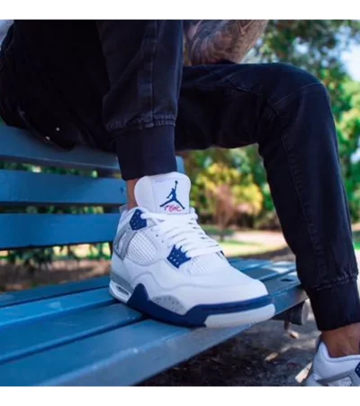Trendy Air Jordan 4 Midnight Navy Shoes For Men (FF633)