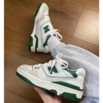 Trendy New Balance White Green 550 Shoes For Women (FF743)