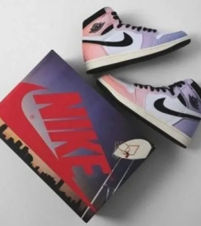 Trendy Nike Air Jordan Retro 1 High Skyline Shoes For Men (FF644)