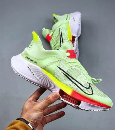 Trendy Nike Air Zoom Tempo Flyese Volt Green Shoes For Men (FF661)