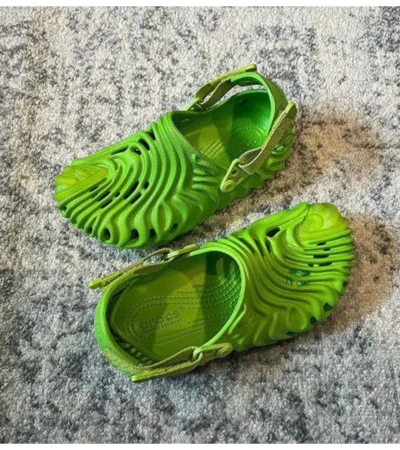 Trendy Crocs Pollex Clog By Saleha Bembury Urchin Green For Men (FF667)