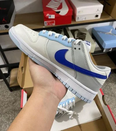 Trendy Nike Sb Dunk Low Ivory Hyper Royal Shoes For Men (FF671) - Image 2