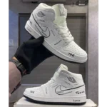 Trendy Nike Air Jordan 1 Mid Schematic Shoes For Men (FF675)
