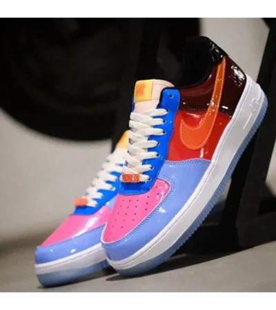 Trendy Nike Air Force 1 Low X Multi Patent Shoes For Men (FF686)