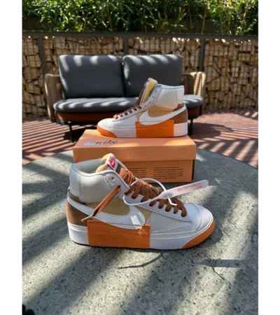 Trendy Nike Blazer Mid Pro Club Sesame Shoes For Men (FF687)