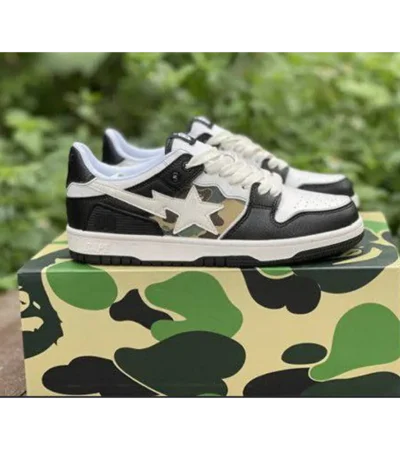Trendy Bape Sk8 Sta Black Version Shoes For Men (FF691)