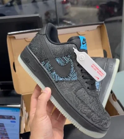 Trendy Nike Air Force 1 Computer Chip Glow In Dark Shoes For Men (FF694)