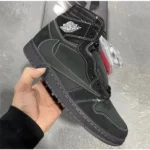 Trendy Jordan 1 Retro Low Sp Travis Scott Black Shoes For Men (FF695) - Image 2