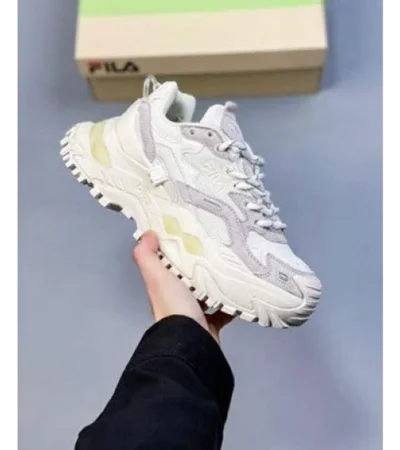 Trendy Fila Fusion Bianco Shoes For Women (FF736)
