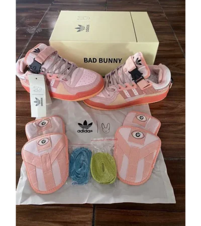Trendy Adidas Forum Low Bad Bunny Pink Shoes For Men (FF706) - Image 2