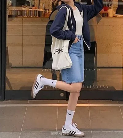 Trendy Adidas Samba White Shoes For Women (FF740)