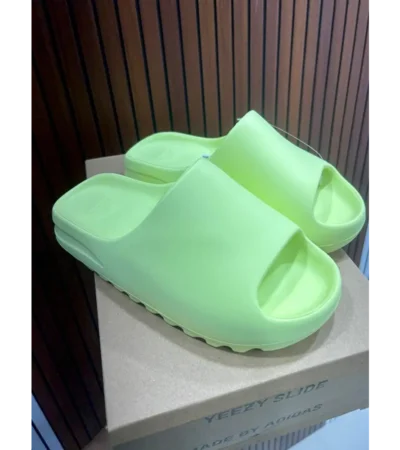 Luxurious Adidas Yeezy Slides Glow Green For Men (SFS1888)