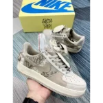 Luxurious Nike Air Force 1 X Travis Scott Grey Shoes For Men (SFS1916)