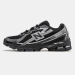 Luxurious New Balance 740 Black Silver Running Shoes For Men (BS529)