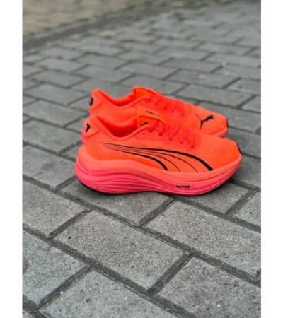 Luxurious Puma Deviated Nitro Orange Shoes For Men (BS530)