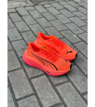 Luxurious Puma Deviated Nitro Orange Shoes For Men (BS530) - Image 2