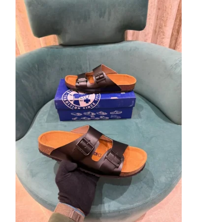 Trendy Birkenstock Arizona Black Leather For Men (LAZ1622)