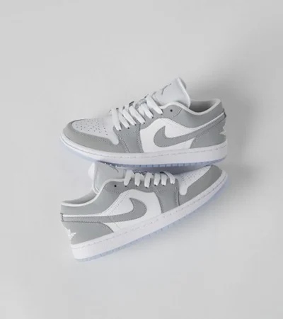 Trendy Nike Air Jordan Retro 1 Low Wolf Grey Shoes For Men (BSF1873) - Image 2