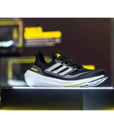 Trendy Adidas Ultra Boost 23 Light Black Neon Shoes For Men (SFS1943)