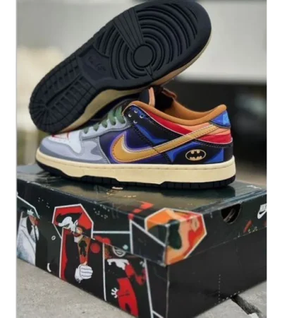 Luxurious Nike SB Dunk Low Batman x Joker Multicolor Shoes For Men (BSF1956)