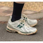Luxurious New Balance 1906R White-Green Shoes For Men (SFS1941) - Image 2