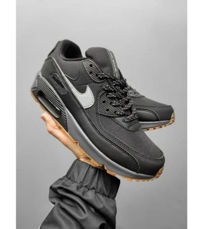 Luxurious Nike Air Max 90 Black Gum Shoes For Men (BSF1963)