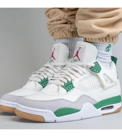 Luxurious Air Jordan Retro 4 Pine Green Shoes For Men (BSF1968)
