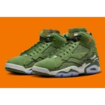 Luxurious Nike Air Jordan MVP GS Sky J Light Olive Shoes (BS534)