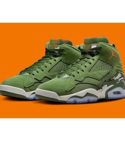 Luxurious Nike Air Jordan MVP GS Sky J Light Olive Shoes (BS534)