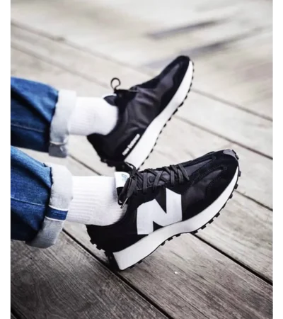 Luxurious New Balance 327 Oreo Edition Shoes (BS538)