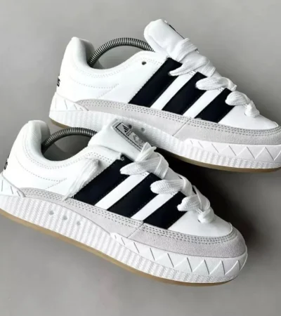 Premium Adidas Adimatic White Sneaker For Men (RMF30)