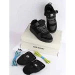 Premium Adidas Bad Bunny All Black Shoes For Men (BME86) - Image 2