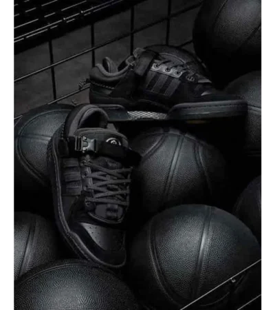 Premium Adidas Bad Bunny All Black Shoes For Men (BME86)