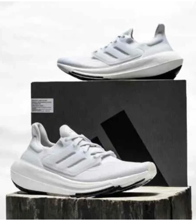 Premium Adidas Ultraboost 21 Full White Shoes For Men (BME33) - Image 2