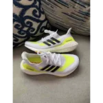 Premium Adidas Ultraboost 21 White Neon Shoes For Men (BME34) - Image 2