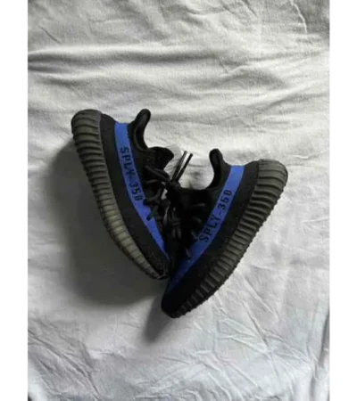 Premium Adidas Yeezy Boost 350 Black Blue Shoes For Men (BME159) - Image 2
