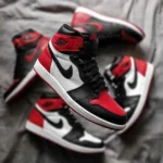 Premium Air Jordan Retro 1 Bred Toe High Shoes For Men (SHI513) - Image 4
