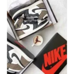 Premium Air Jordan Retro 1 Dark Mocha High Shoes For Men (SNC553) - Image 2