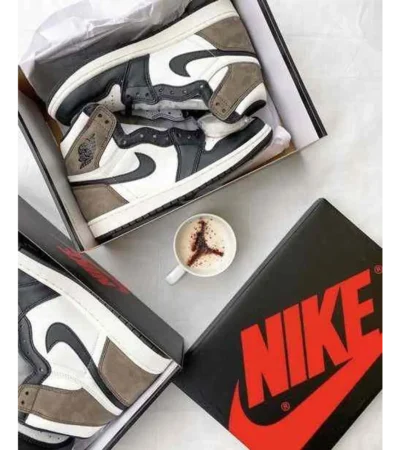 Premium Air Jordan Retro 1 Dark Mocha High Shoes For Men (SNC553) - Image 2